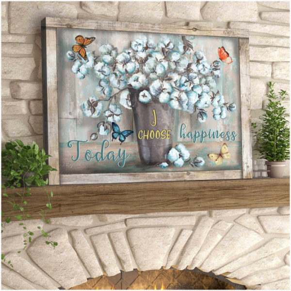 Gifts For Female Coworkers - &Quot;Today I Choose Happiness&Quot; Canvas Print