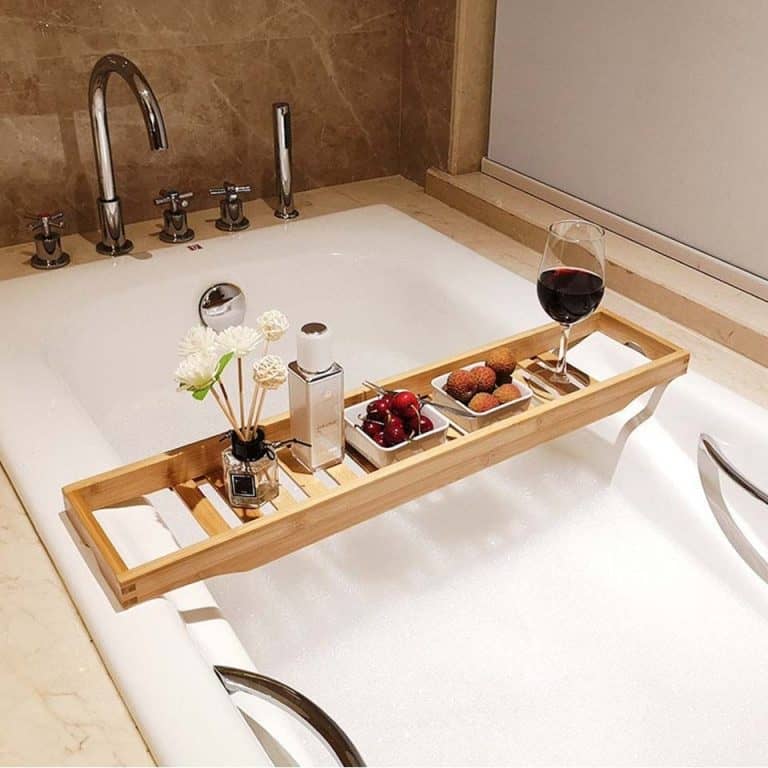 Wood Bath Tray - Gifts For Female Colleagues