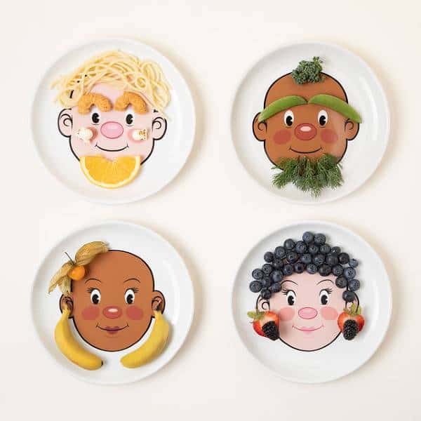 Gifts For Female Coworkers - Food Face Plate