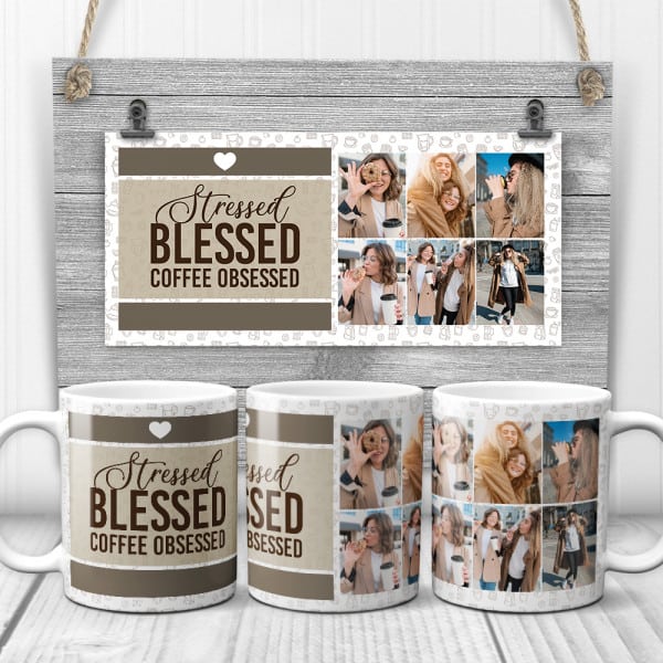 Presents For Female Coworkers - Custom Photo Collage Mug