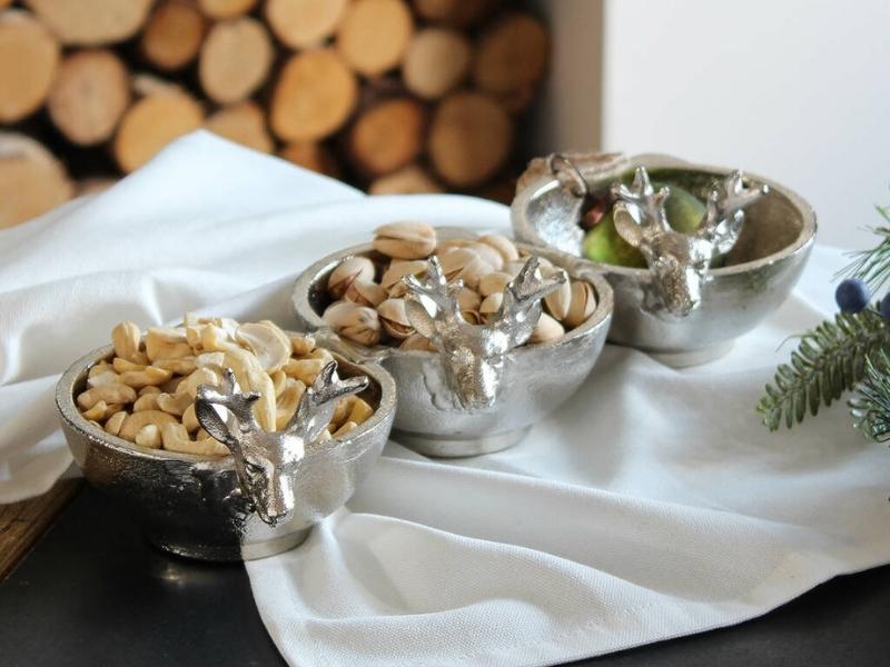 Silver Snack Bowls For Happy Anniversary 16