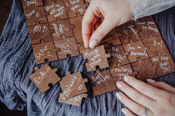 Puzzle Guest Book - Quick Wedding Gift Ideas