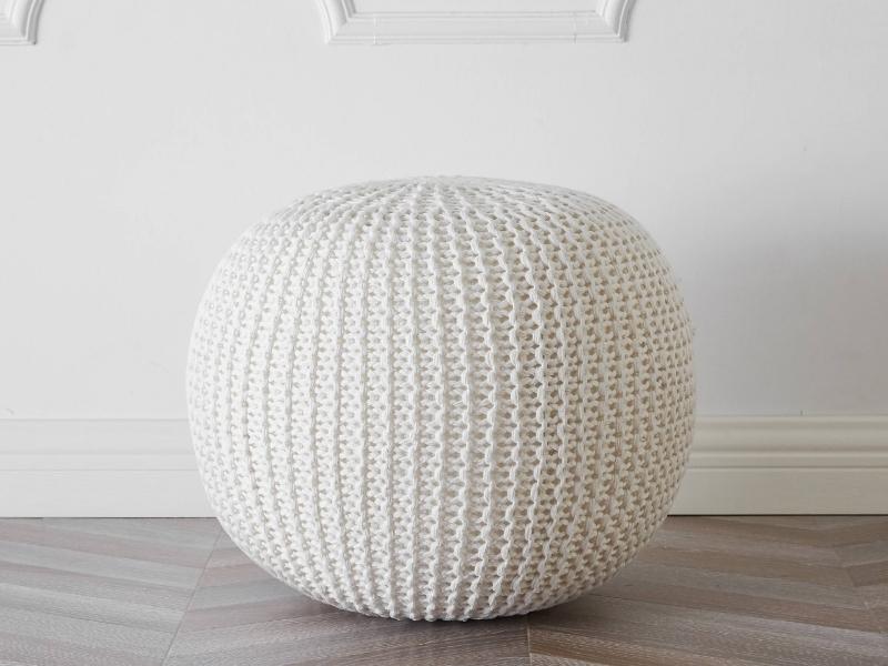 Pouf for the 17th anniversary gift traditional and modern