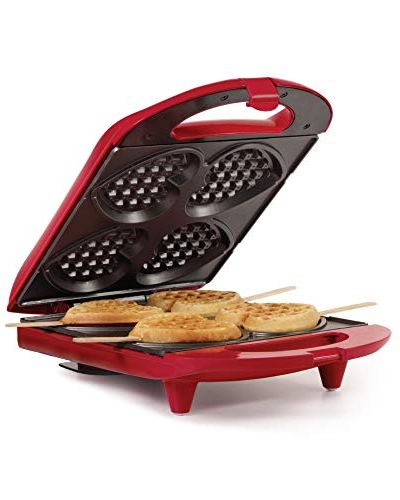 tech gifts for her - Non-Stick Heart Waffle Maker