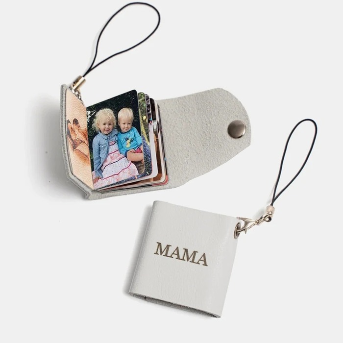 Long Distance Mother’s Day Gifts - Mini Photo Album Keychain 