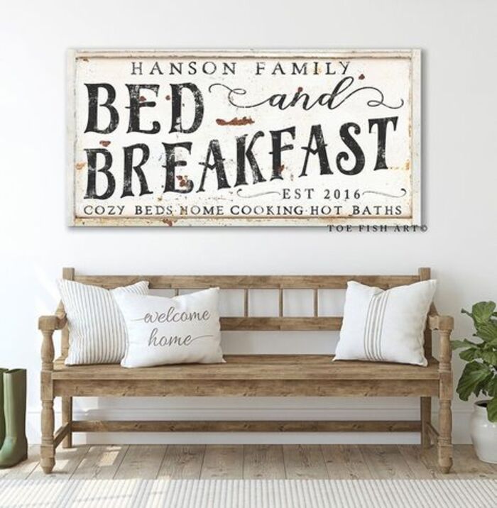 Home sign - unique gifts for second marriage of older couples