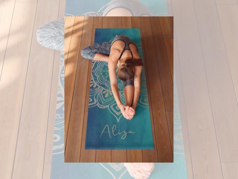 Personalized Yoga Mats for bridesmaid day of gifts