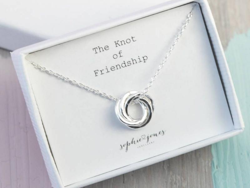 Meaningful Knot Necklaces For Bridesmaid Gift Ideas Wedding Day