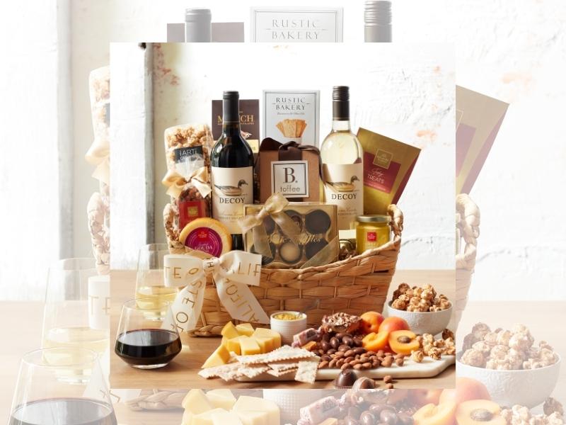 Wine And Cheese Baskets For Bridesmaid Hamper Ideas