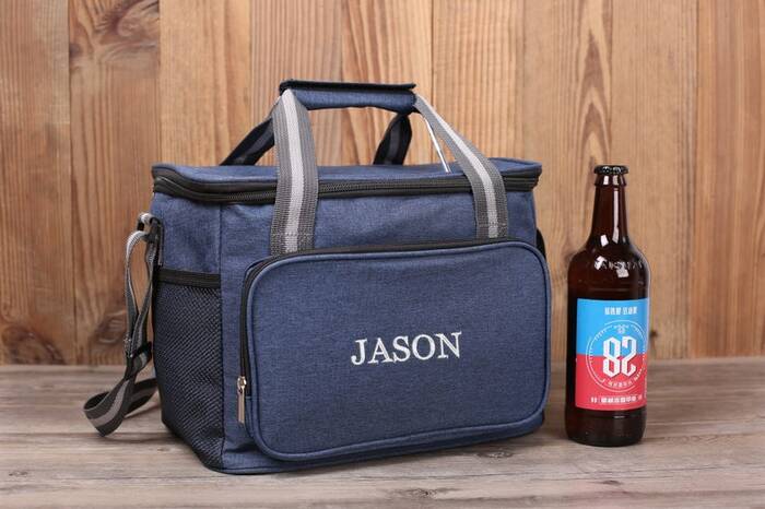 Customized Cooler Bag - wedding gift for son. 