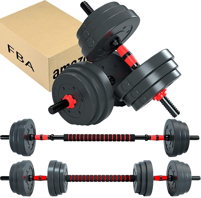 Dumbbells Barbell Set -wedding gift for a son. 