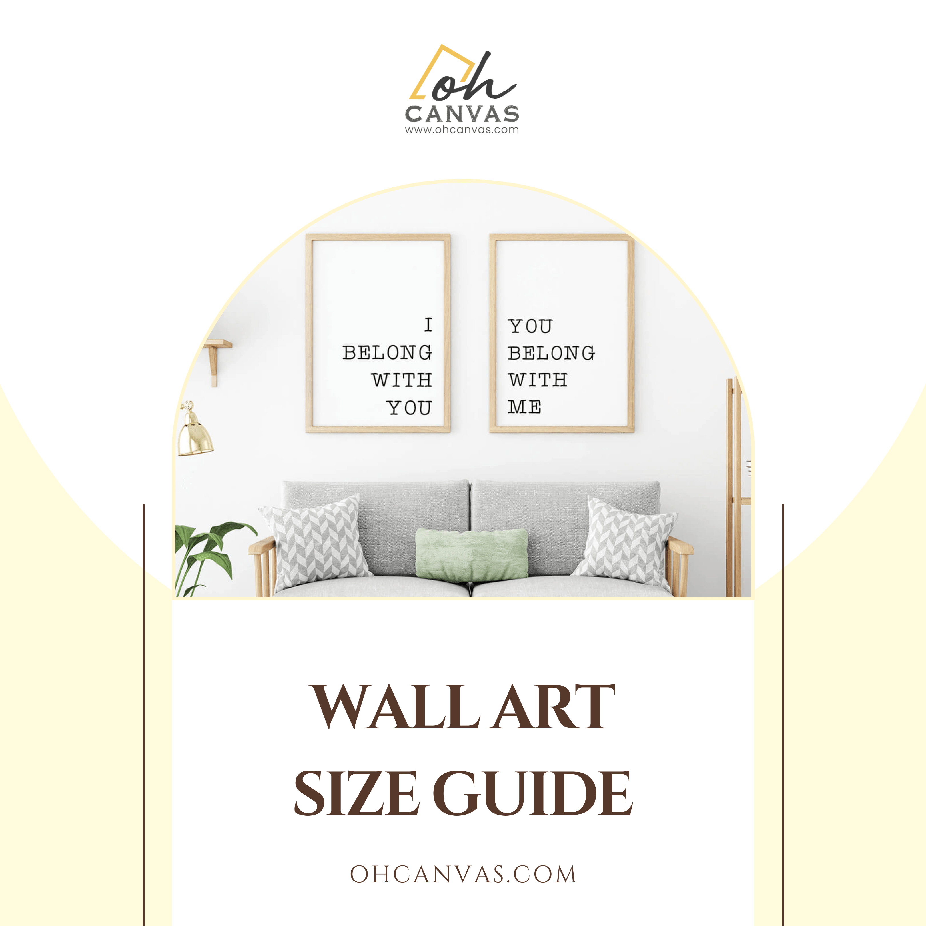 How To Determine Canvas Sizes For A Wall - Bigger Than the Three of Us