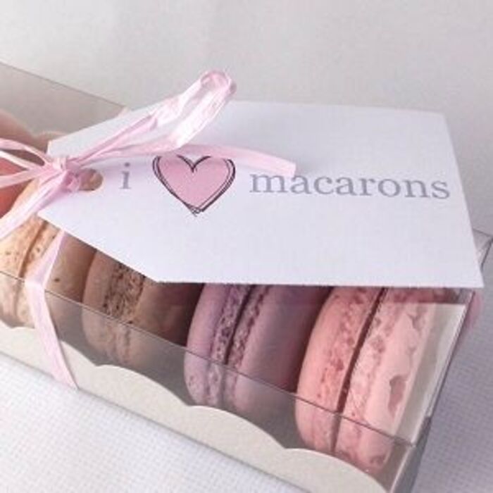 Macarons gift box for bereavement gifts 