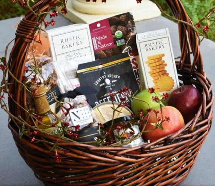 Gift basket as a sympathy gift