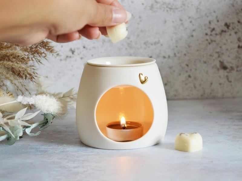 Porcelain Wax Or Oil Burner For The Gift For 18Th Anniversary For Him