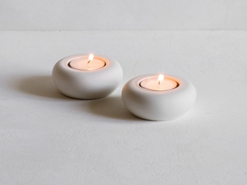 Porcelain Tea Light Holder For Porcelain Gifts For 18Th Anniversary