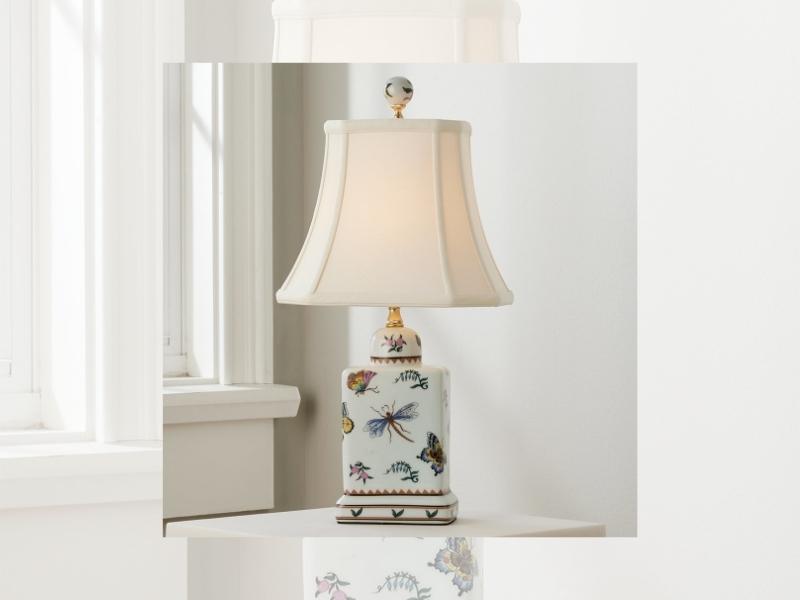 Large Porcelain Lamp Shade For The 18 Year Anniversary Gift Traditional