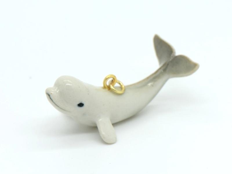 Porcelain Whale Pendant for 18th anniversary gifts for her