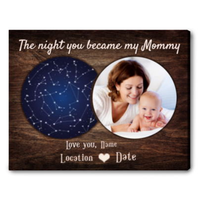 custom star map and city map gift for mom 01