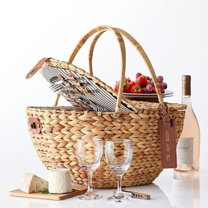 Handmade Picnic Basket Gift For Her