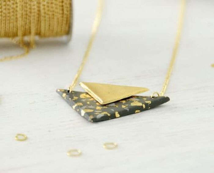 Homemade Triangle Necklace For Wife
