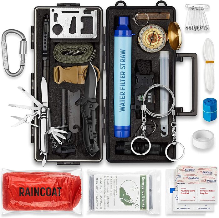 Essentials Survival Kit - wedding gift for outdoor couple. 