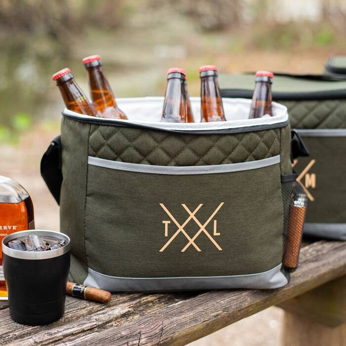 Personalized Cooler Bag - Best Wedding Gifts For Outdoorsy Couples.