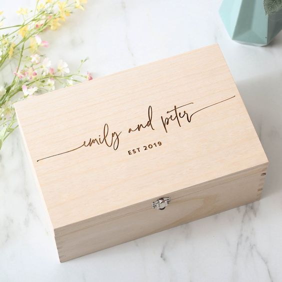 long distance relationship gifts for her -A Keepsake Box With Love Notes