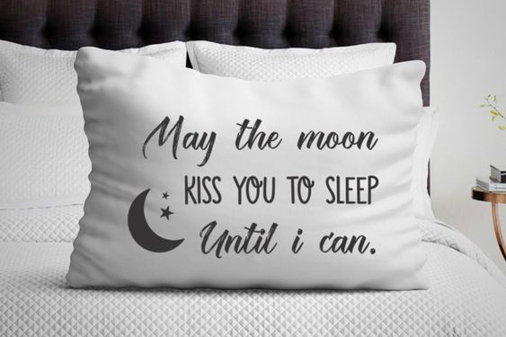 long distance relationship gifts for her -A Romantic Pillowcase