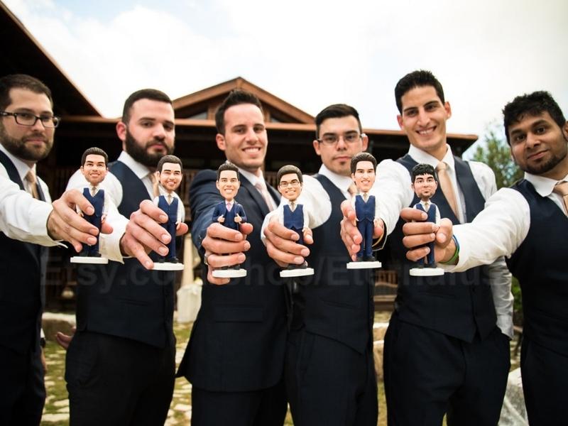 Groomsmen Bobbleheads For Funny Groomsmen Gifts