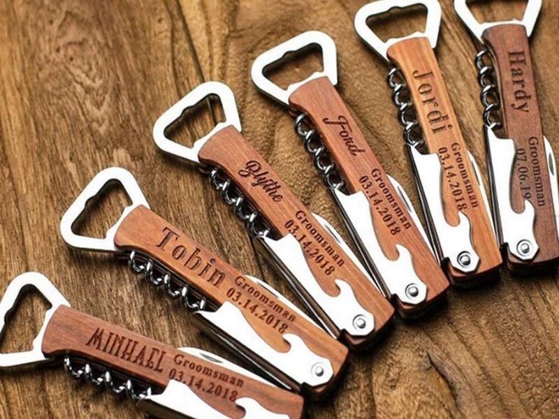 Custom Bottle Openers for perfect groomsmen gifts