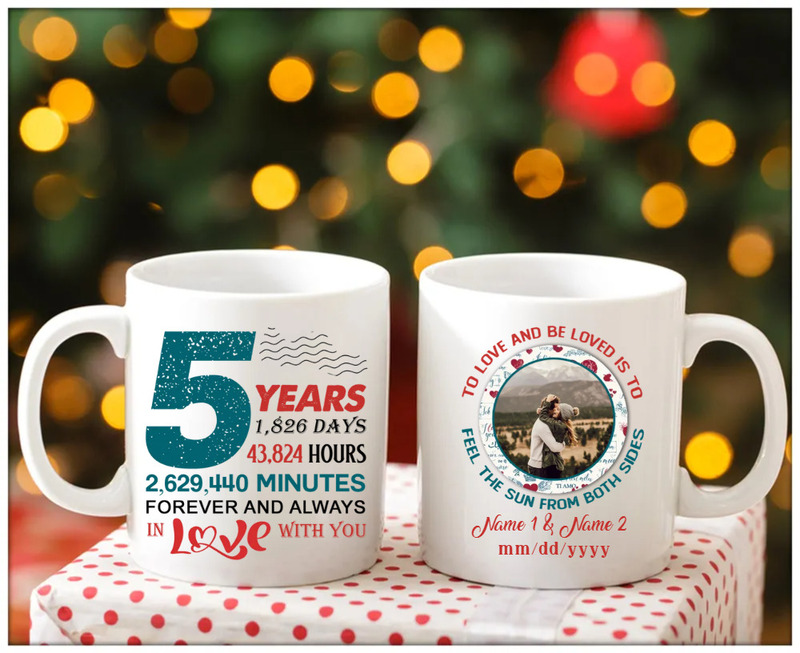 5 Years Anniversary &Quot;In Love With You&Quot; Mug Gift