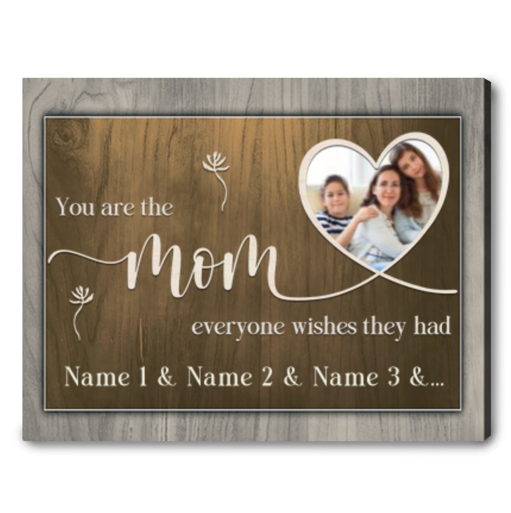 Great Gift For Mom On Christmas Present For Mom Who Has Everything Canvas  Print - Oh Canvas