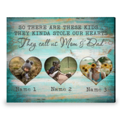 family wall decor personalized photo gift gif for parent 02