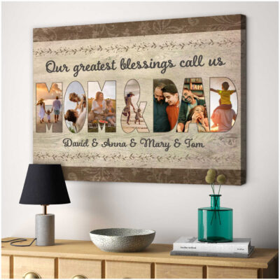family wall art gift for mom and dad gift for parents 01