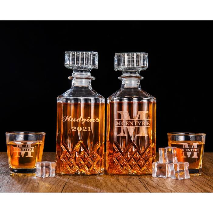 Customized Whiskey Glass - cool wedding gifts for Indian couple