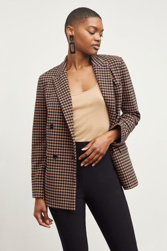 Expensive gift for wife - The O’Hara Blazer—Plaid Knit