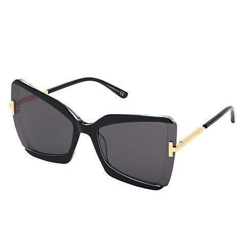 Luxury Gift For Wife - Tom Ford Gia 63Mm Oversized Butterfly Sunglasses