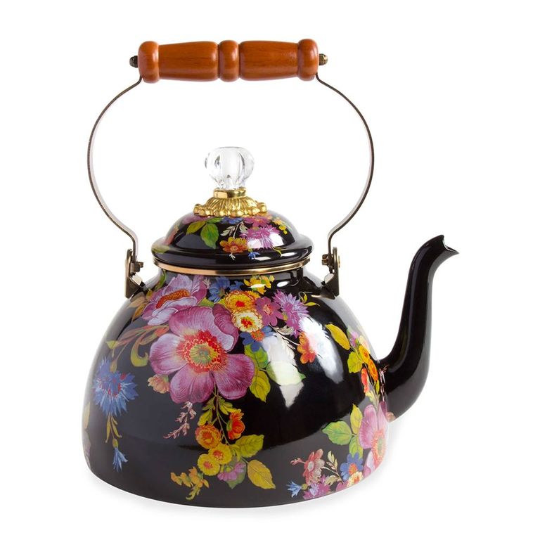 Luxury gift ideas for wife - Flower Market Three-Quart Tea Kettle