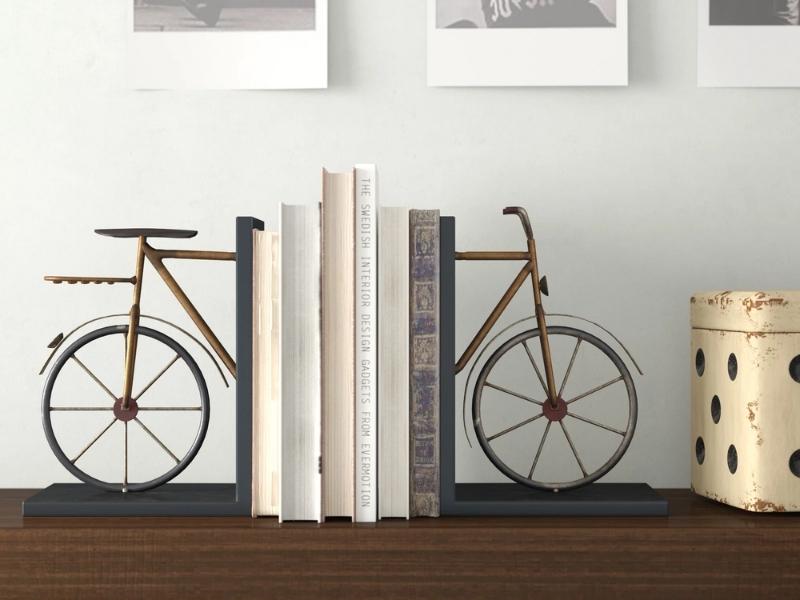 Bicycle Bookends for wedding gifts for second marriage