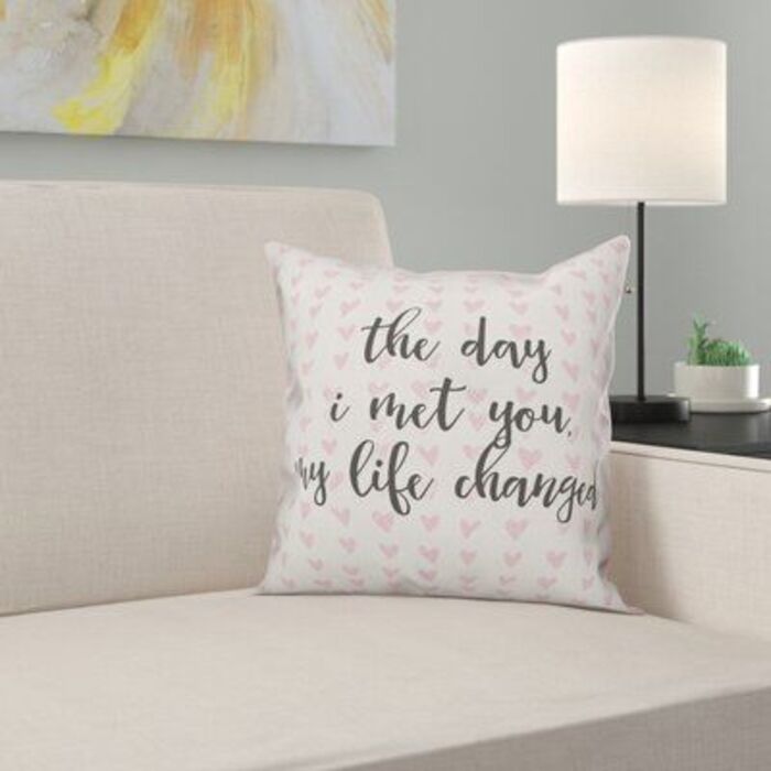 Personalized Pillow, The Day I Met You, Gifts For Him, Gifts For Her, —  GearLit