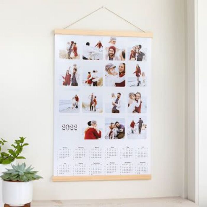 Photo calendar for custom gifts for girlfriend