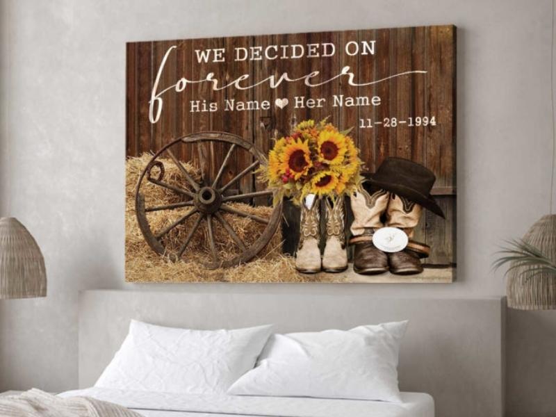 Custom Art Sign For Wedding Gift Ideas For Gay Couple