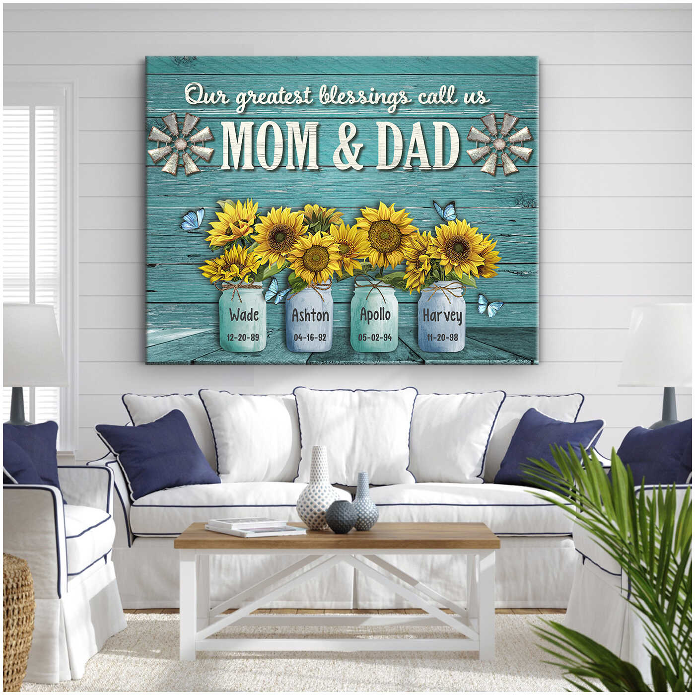 Personalized Gifts For Mom From Son Canvas Wall Art Decor Ohcanvas - Oh  Canvas