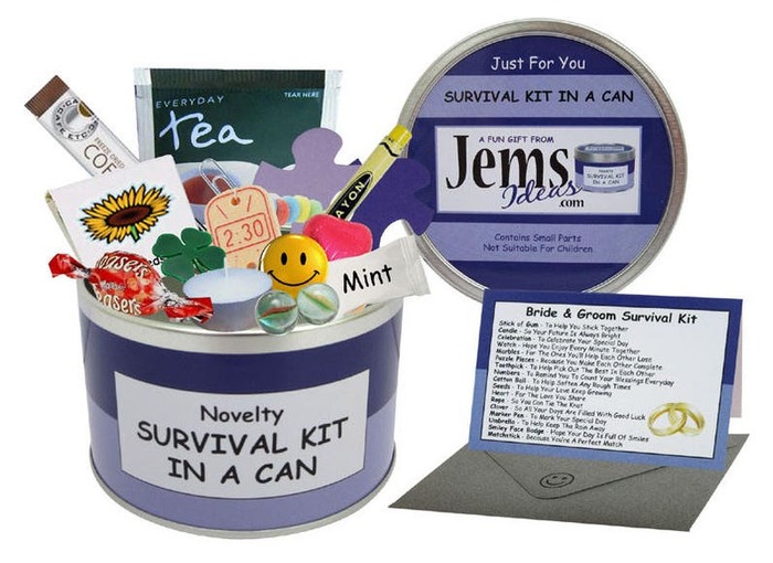 Bride &Amp; Groom Survival Kit - Wedding Gift Ideas For Couples Who Already Live Together. 