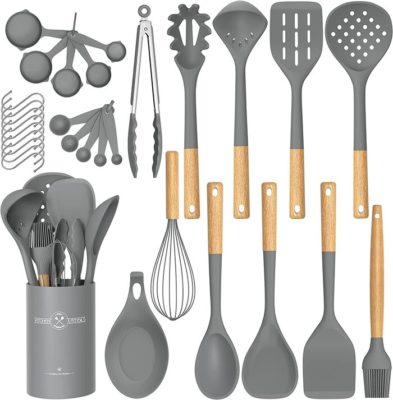 Cooking Utensils Set - Wedding Gifts For Couples Who Live Together. 