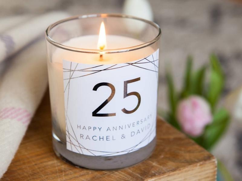 Happy Anniversary Candle for super last minute anniversary gifts