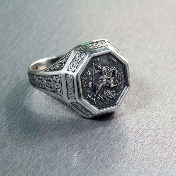 Christian Gifts For Men - The Saint George Ring