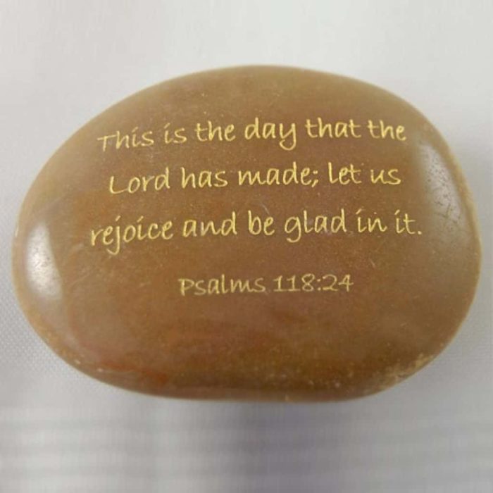 Religious gift for husband - Scripture Rock