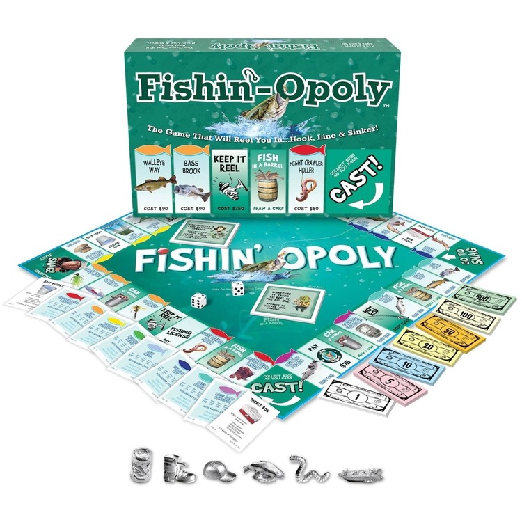 Best gifts for fisherman - Fishin’-Opoly
